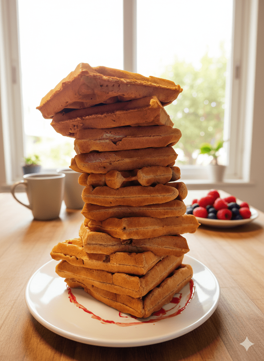 Our kids’ favorite weekend waffles (or pancakes) that are secretly good for&nbsp;you